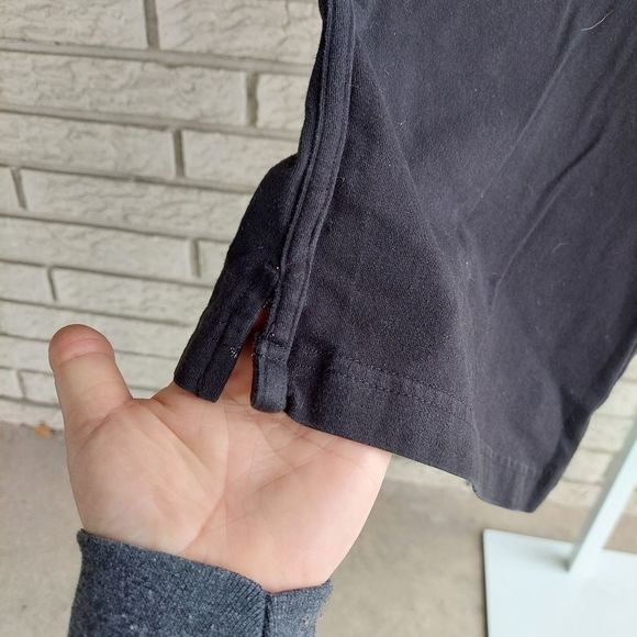 Woman Within Black Cropped Sweatpants 18/20 PETITE NWOT - Picture 7 of 9